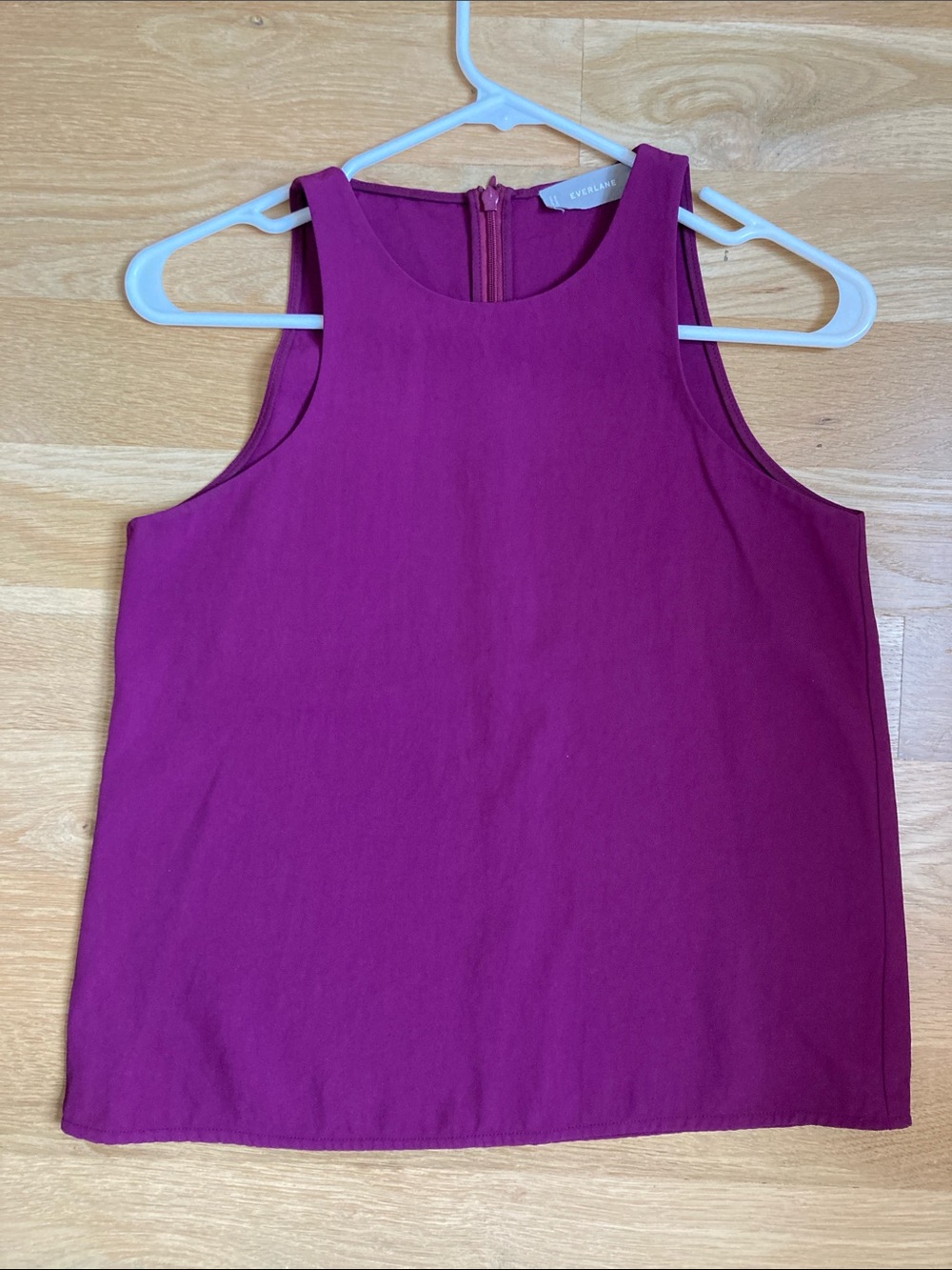 Everlane Magenta Sleeveless Top